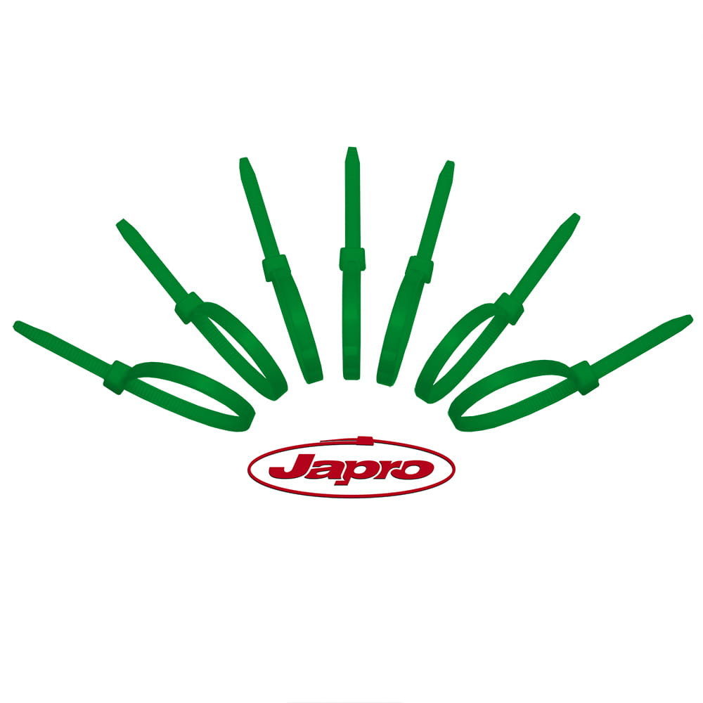 Opaska zaciskowa zielona OZ 300/4.8 (100 szt.)