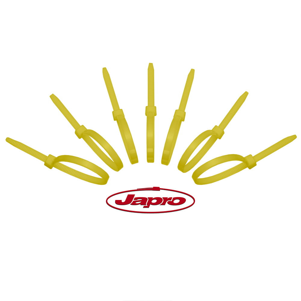 Opaska zaciskowa żółta OZ 300/4.8 (100 szt.)