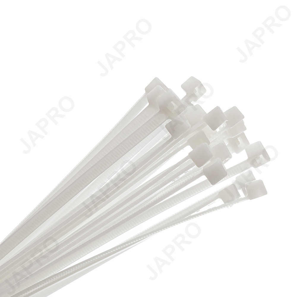 Opaska zaciskowa biała TZ 610/8.8 (100 szt.)